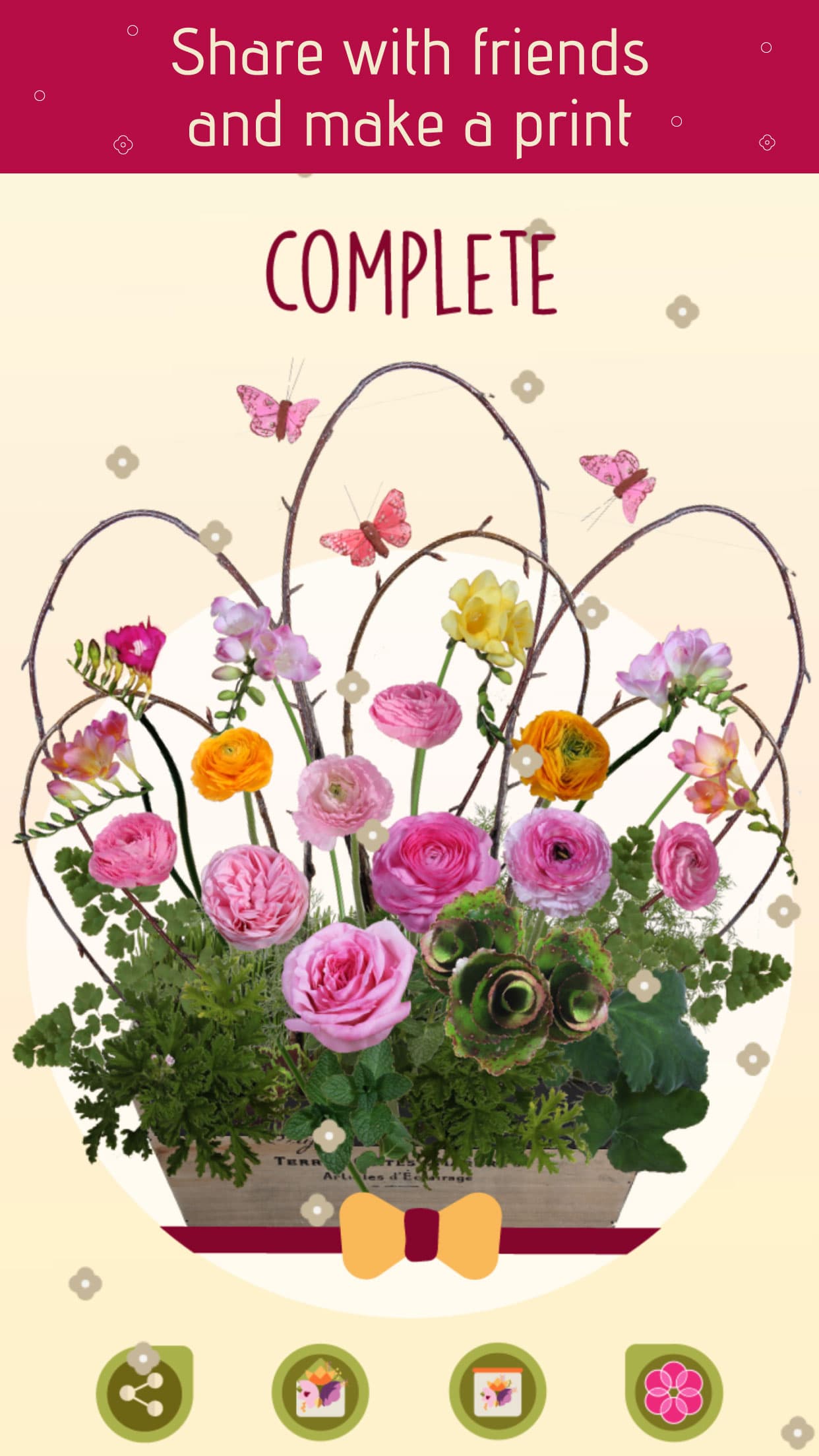 Share with friends and make prints